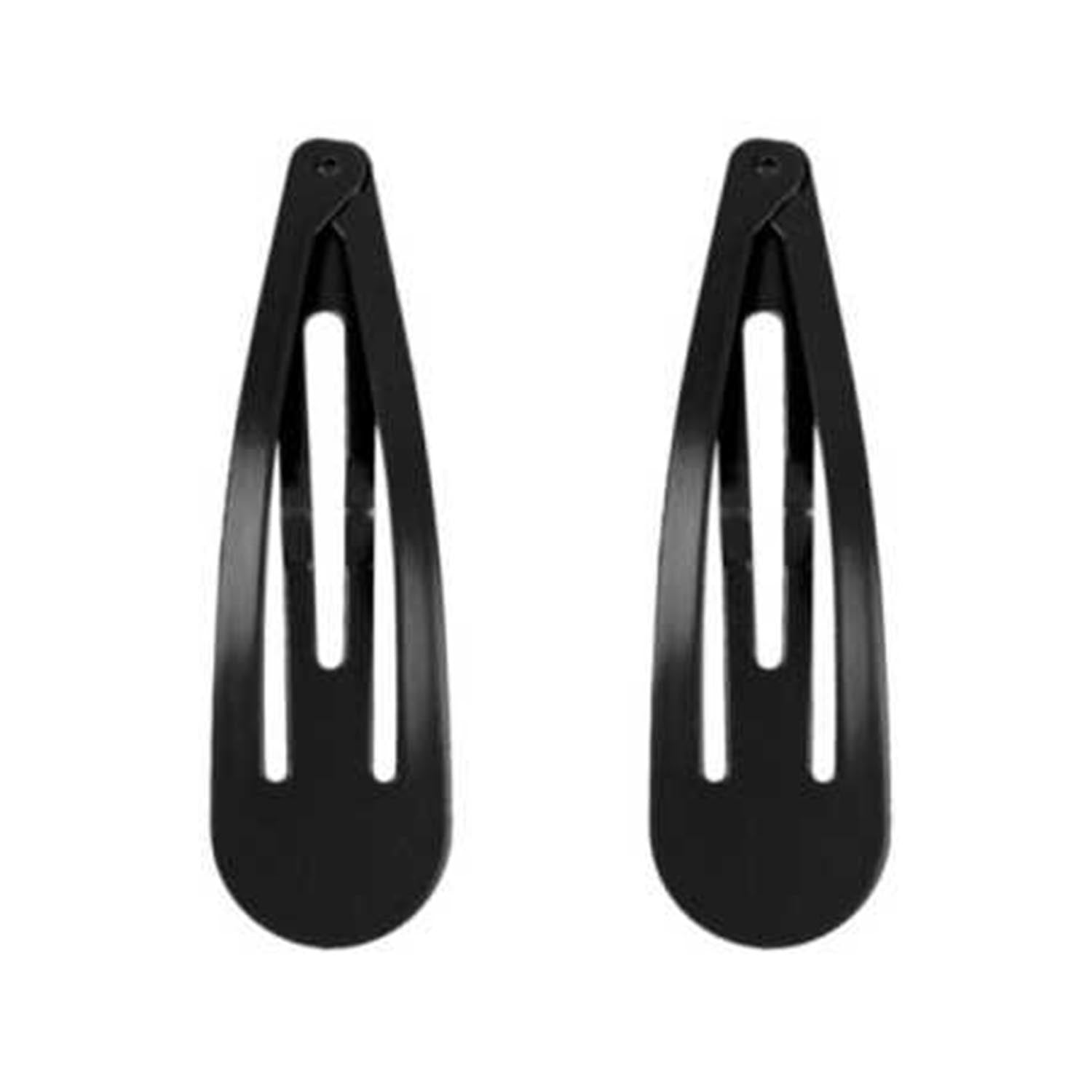 Eurostil Negro Negro Ranitas Para Pelo 7Cm Pack 1Un